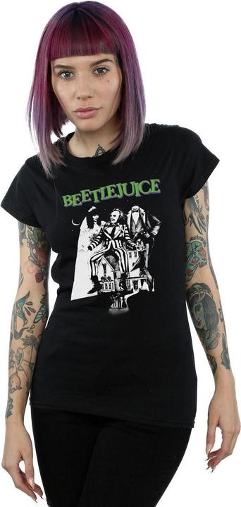 Produktbild Beetlejuice Mono Poster Baumwolle TShirt (M)