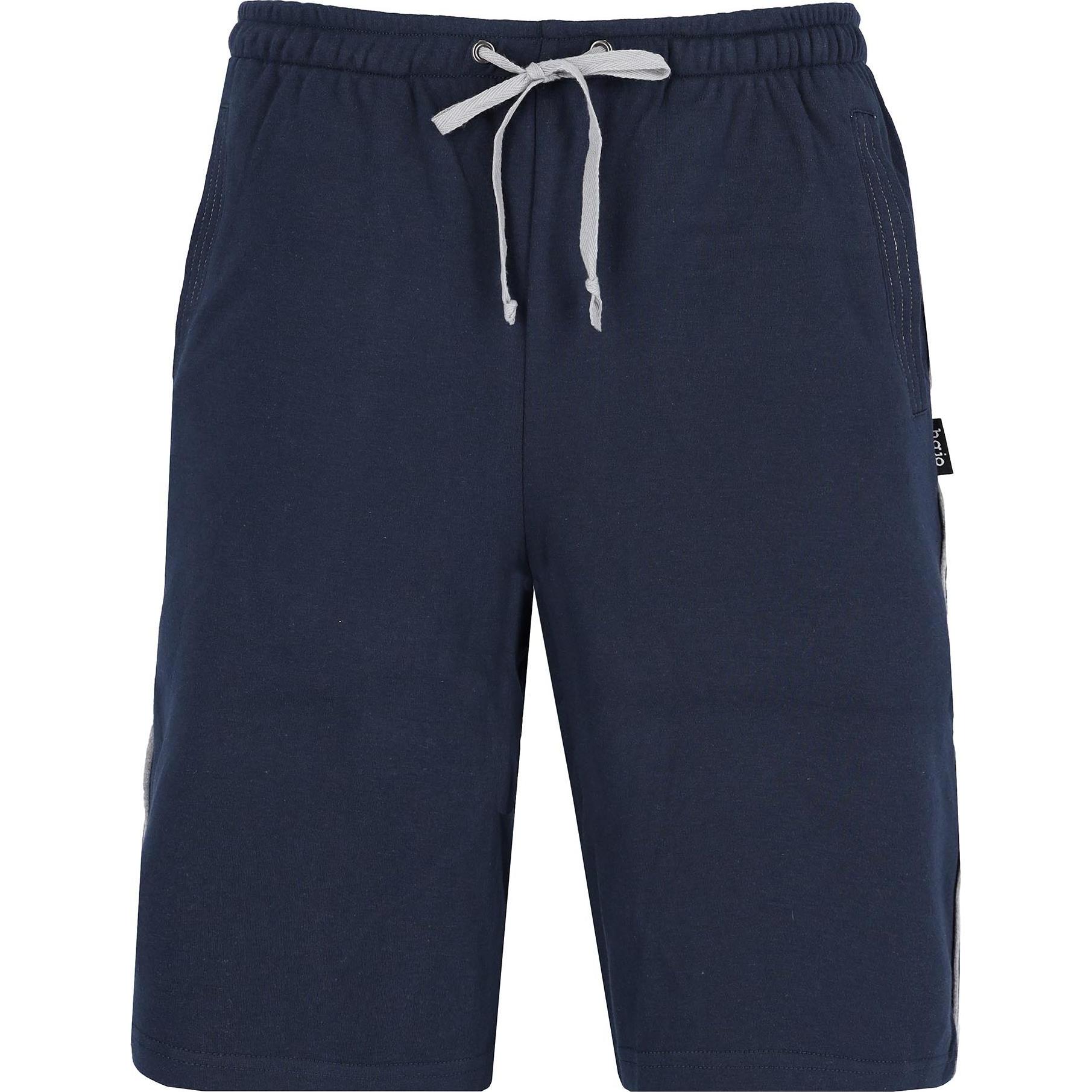 Hajo, Herren, Shorts, Premium Komfort Freizeit / Jogginghose, Blau, (56)