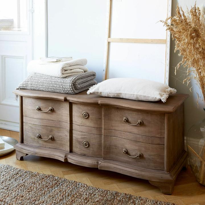 Image du produit Loberon Coffre Aiguillon marron (45 x 120 x 50 cm)