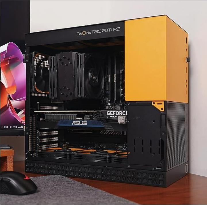 Image du produit Geometric Future King Arthur Midi-Tower Case - noir (ATX, Mini-ATX, Mini-ITX)