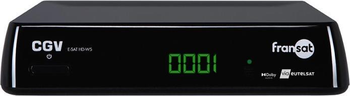 Actual product image CGV E Sat HD W5 (DVB-S2, DVB-S)