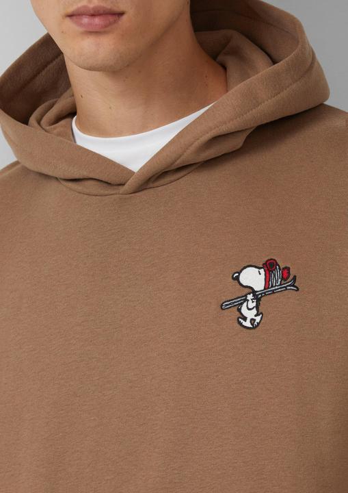 Produktbild s.Oliver Sweatshirt Kapuzen-Sweatshirt im Relaxed Fit mit Peanuts®-Artwork (L)
