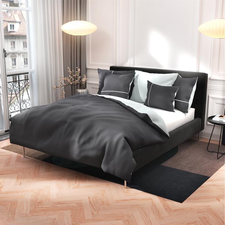 Image du produit Buona Notte UNI noir/gris (Housse de couette, 50x70 cm)