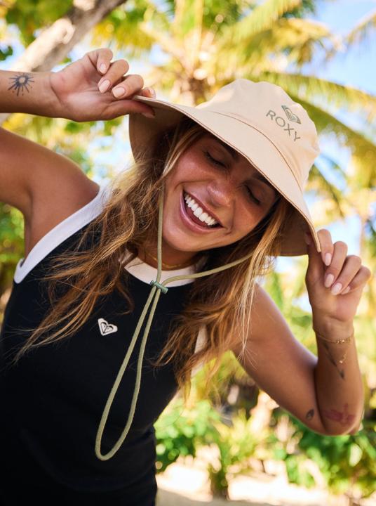 Actual product image Roxy Come To Brazil Hat, Pebble, S/m