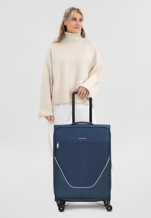 Produktbild Stratic taska 4-Rollen Trolley M 65 cm mit Dehnfalte (74 l, M (50 - 90l))