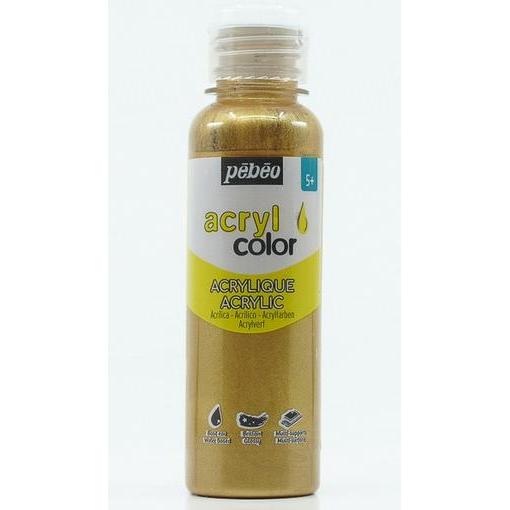 Thumbnail - Pebeo, Künstlerfarbe + Bastelfarbe, Acrylcolor (Gold, 150 ml)