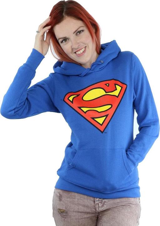 Immagine prodotto Superman Logo Felpa con Cappuccio Donna (S)
