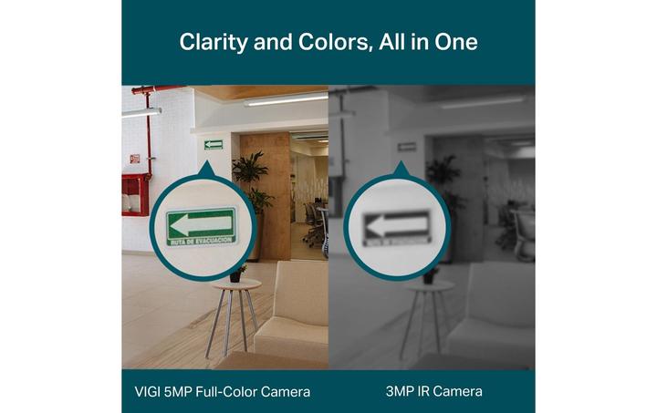 Produktbild TP-Link Cam Turret Network 5MP VIGI C450(4mm) (2880 x 1620 Pixels)