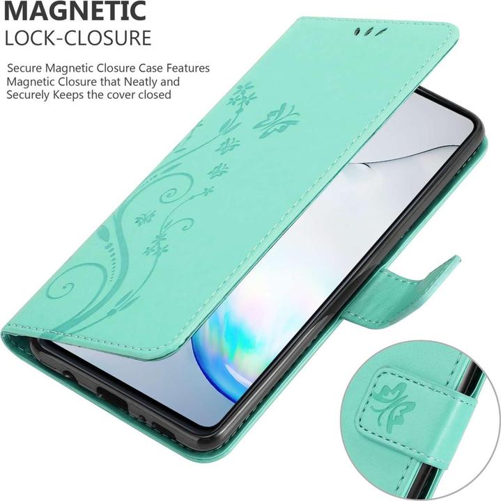 Image du produit Cadorabo Coque pour Samsung Galaxy A81 / NOTE 10 LITE / M60s pour Fleur Book (Samsung Galaxy A81, Samsung Galaxy Note 10 Lite)