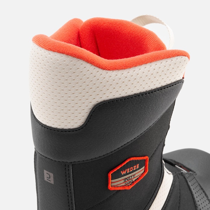 Actual product image Wedze Snowboard boots kids quick lacing system - Indy 500 JR S black/red (36)