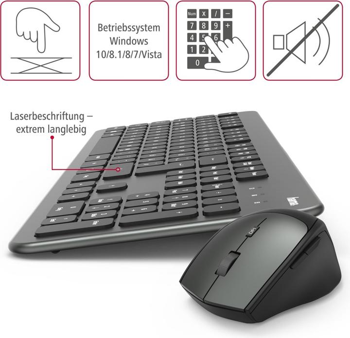 Actual product image Hama KMW-700 (DE, Wireless)