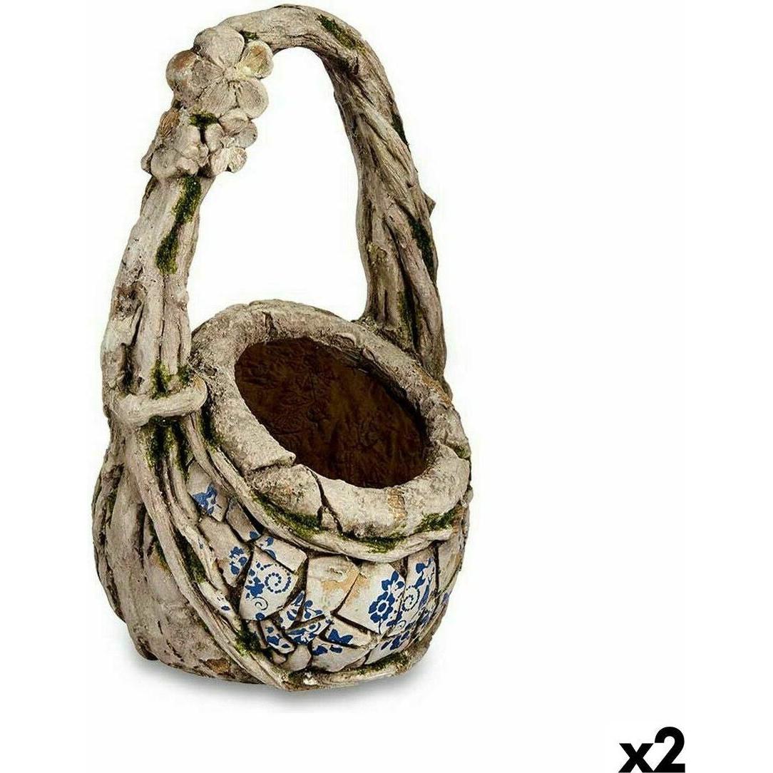 Ibergarden, Decorazione esterna, Decorative Garden Figure ZD19018 Polyresin Vase 25,5 x 44 x 27,5 cm (2 Units)