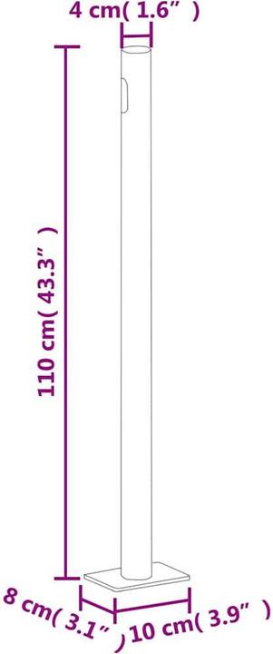 Actual product image vidaXL Sashana (3 m)