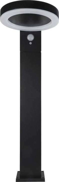 REV LED Solar Stehleuchte Round schwarz (IP44)