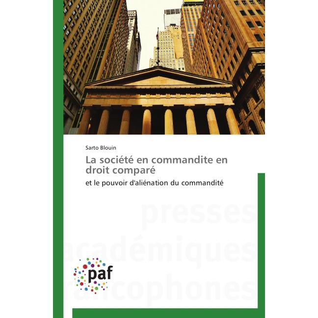 La société en commandite en droit comparé, Ratgeber