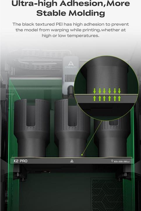 Produktbild Creality K2 Pro PEI mattierte Bauplatte (Ersatzteile)