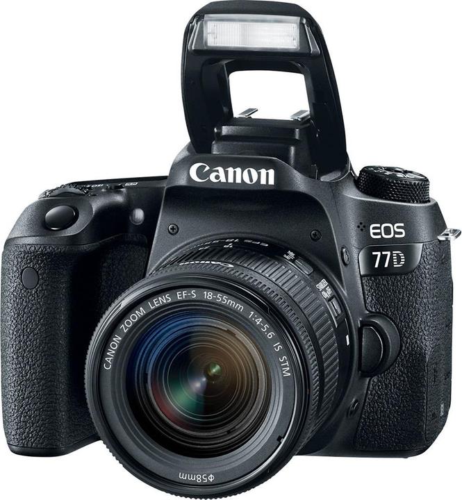 Canon EOS 77D Kit (18 - 55 mm, 24.20 Mpx, APS-C / DX)