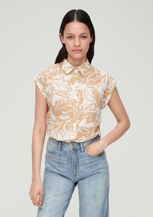 Produktbild s.Oliver Bluse Blusenshirt mit Alloverprint (38)