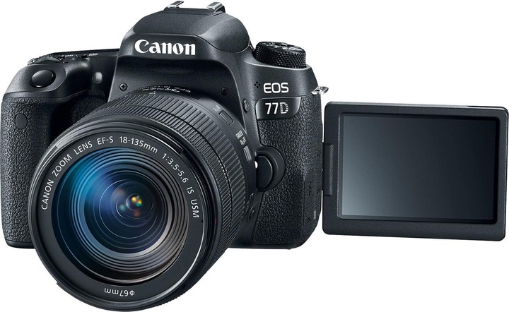 Actual product image Canon EOS 77D Kit (18 - 135 mm, 24.20 Mpx, APS-C / DX)