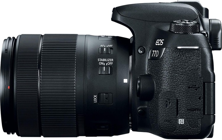 Actual product image Canon EOS 77D Kit (18 - 135 mm, 24.20 Mpx, APS-C / DX)