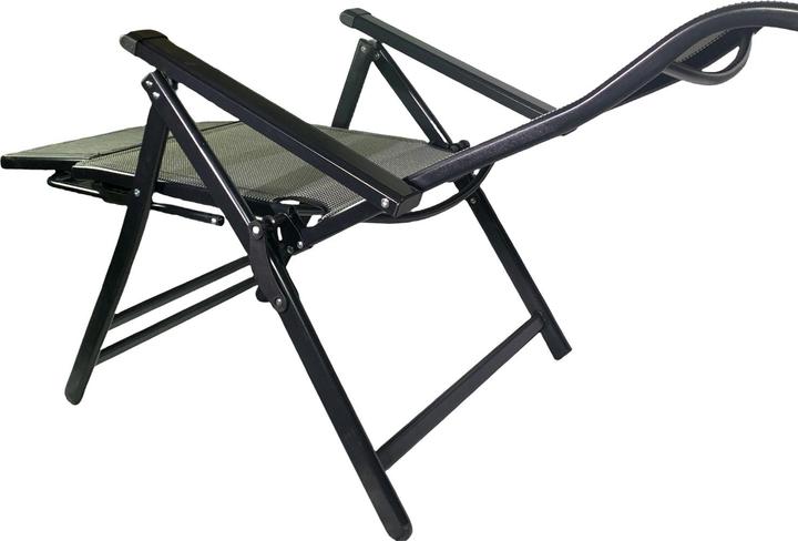 Produktbild HTI-Living Bequemer Klappbarer Relaxstuhl mit Liegefunktion Grau