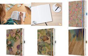 Produktbild Jolie Notizbuch A5 Pure Cottonflowers (A5, Liniert, Harter Einband)