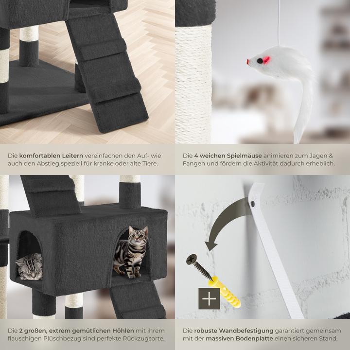 Produktbild tectake Barney (170 cm, Schwarz)