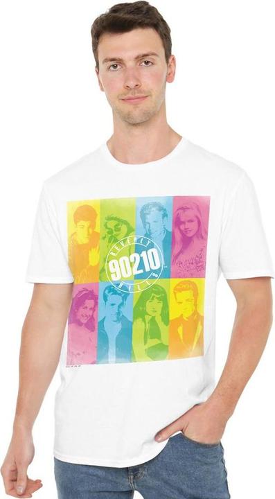 Actual product image 90210 Mens Color Block of Friends T-Shirt (XL)