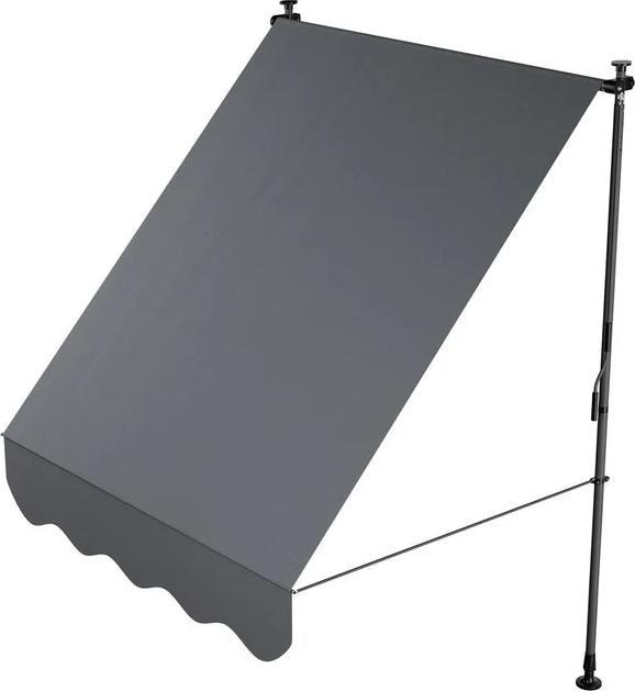 Image du produit Juskys Klemmmarkise Kapstadt 150x120 cm Grau (1.50 m)