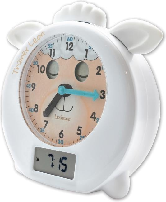 Actual product image Lexibook LEON Alarm clock with educational sleep coach function, storyteller and night light DE version