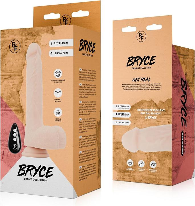 Produktbild Real Fantasy Bryce Stossender, heizender, vibrierender Dildo