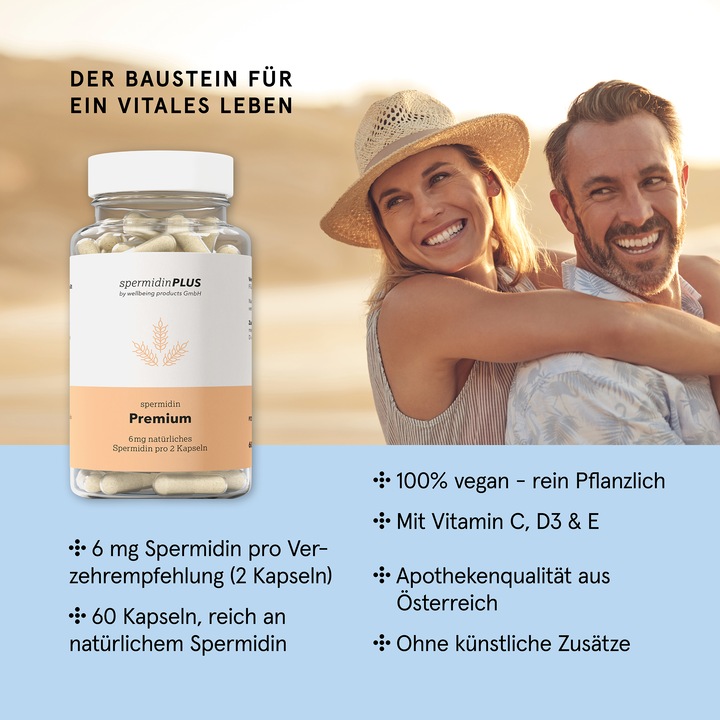 Produktbild SpermidinPlus Spermidin Premium (1 Stück, Kapseln)