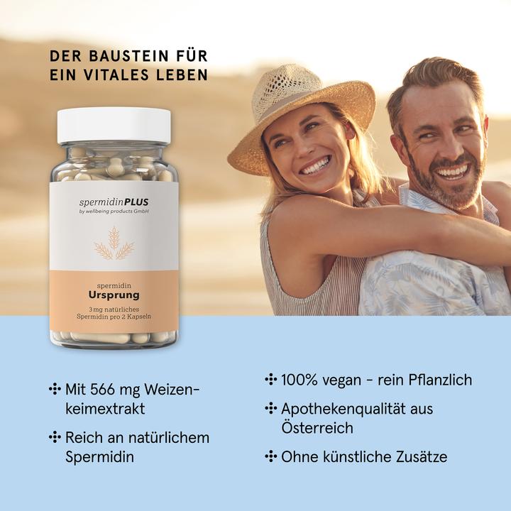 Actual product image SpermidinPlus Spermidine origin (60 Piece, Capsules)