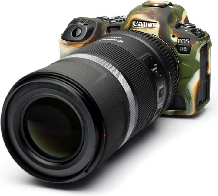 Actual product image easyCover Silicone protector camouflage for Canon Eos R5 / R6