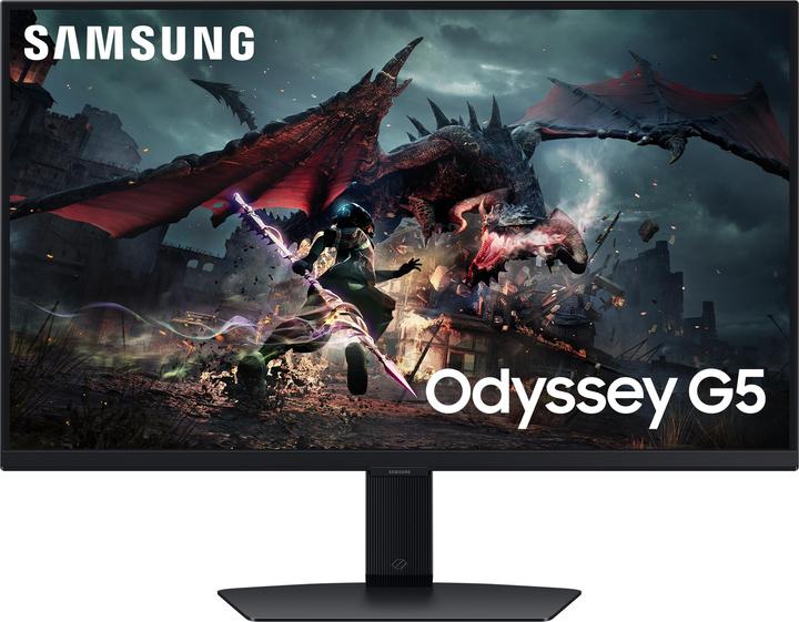 Immagine prodotto Samsung Odyssey G5 LS27DG502EUXEN - QHD - 1 ms - 180 Hz - 27 pollici (LS27DG502SUXEN) (2560 x 1440 pixel, 27")
