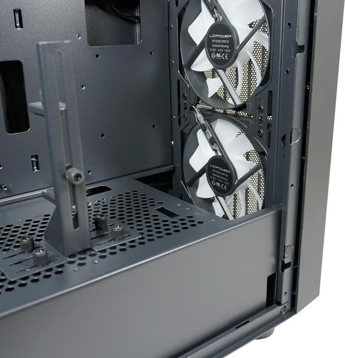 Immagine prodotto LC-Power Case Micro-ATX 810B nero USB3.2/Audio, senza alimentatore (mATX, ATX, E-ATX, Mini-ITX)