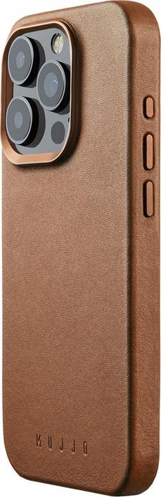 Actual product image Mujjo Full Leather, iPhone 15 Pro - Case, Tan (Apple iPhone 15 Pro)