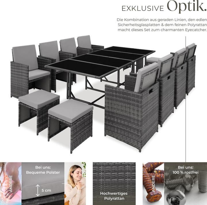 Produktbild tectake Rattan Sitzgruppe Palma