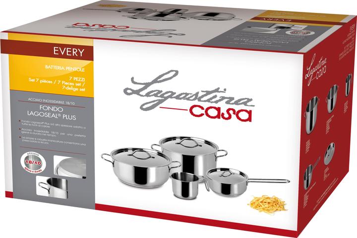 Productafbeelding Lagostina 010715600107 Elke pannenset in (Melkpot, Steelpan, Aluminium)