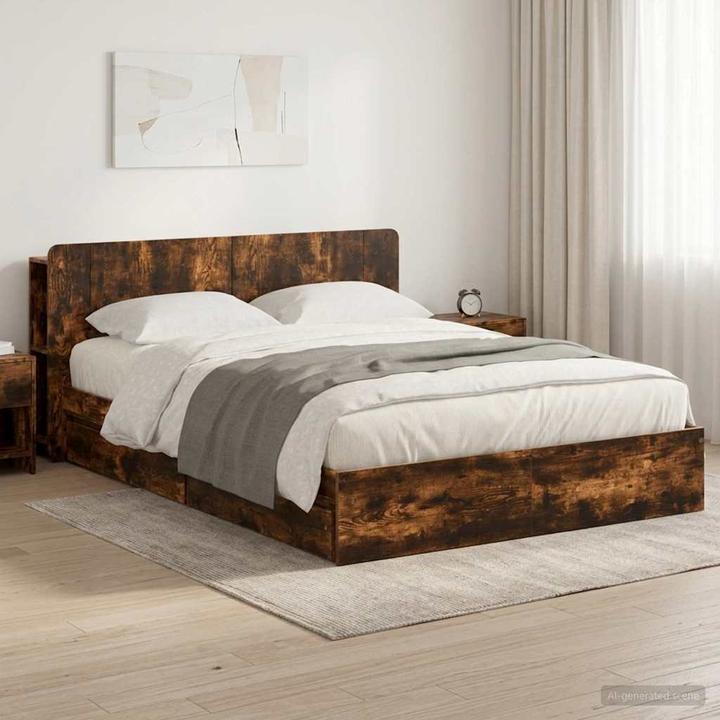 Produktbild vidaXL Bettrahmen (135 x 190 cm)