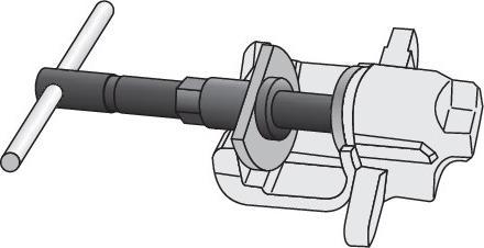 Actual product image Yato UNIVERSAL CALIPER WIND BACK ADAPTOR SET, YT-06822