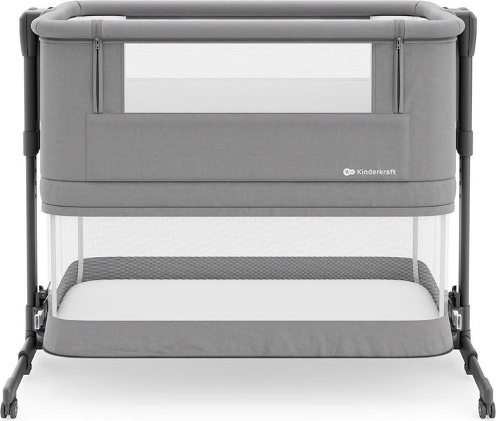 Productafbeelding KinderKraft Nestee Grow 2 co-sleeper bed dark grey