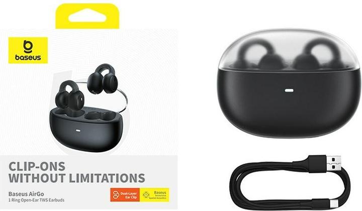 Produktbild Baseus TWS AirGo 1 headphones (black) (6 h, Kabellos)