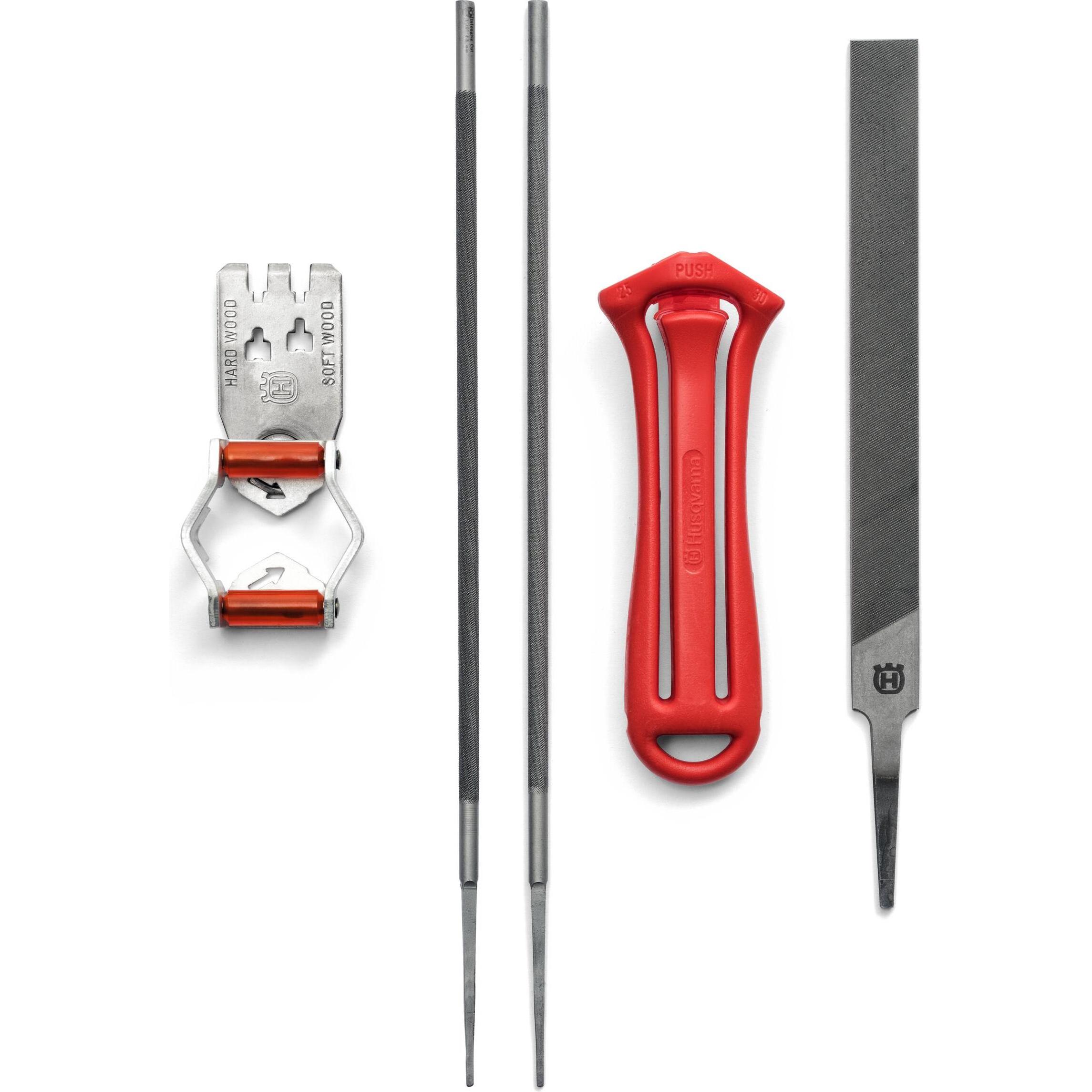 Husqvarna, Raspel + Feile, Grandinės galandimo rinkinys X-Cut