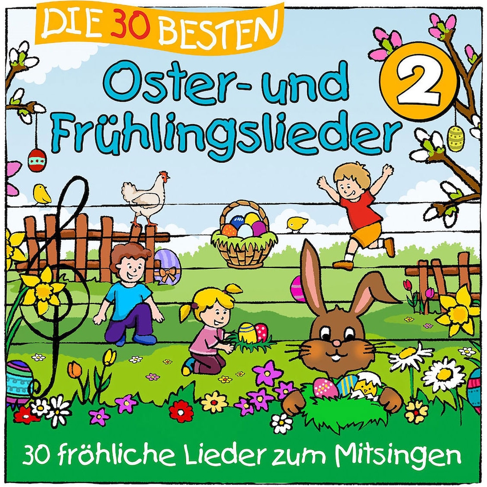 Die 30 besten Oster- und Frühlingslieder 2, Hörbücher von Simone Sommerland, Die Kita-Frösche