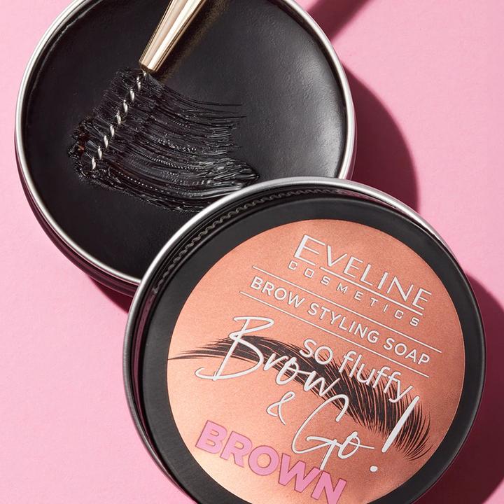 Produktbild Eveline Brow & Go! Eyebrow Styling Soap Brown 25G (Brown)