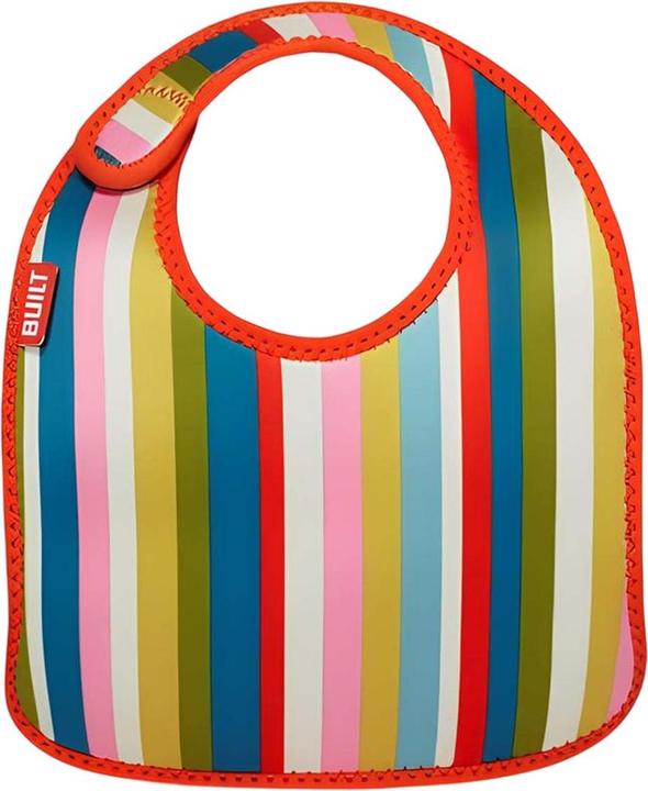 Actual product image Built Bib Mess Mate Baby Pink Stripe 2 pcs (6 Months)