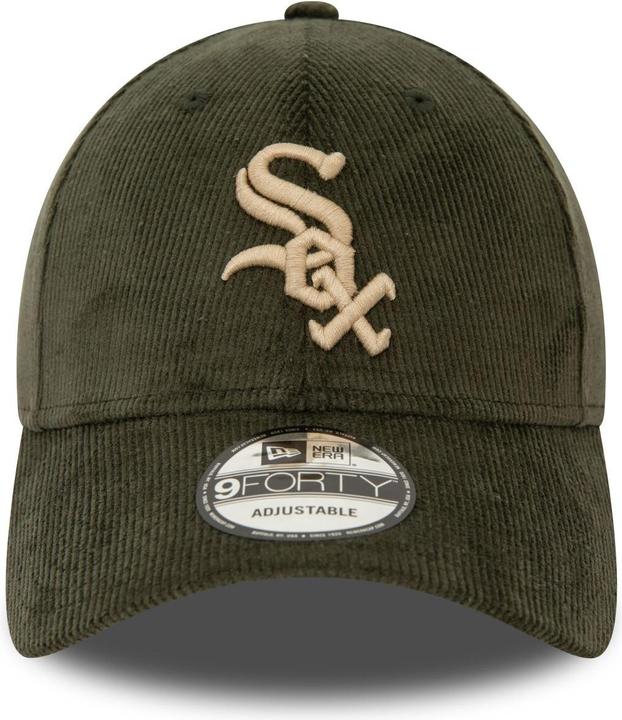 Produktbild New Era 9Forty Strapback Cap Kord Chicago White Sox Oliv (One Size)