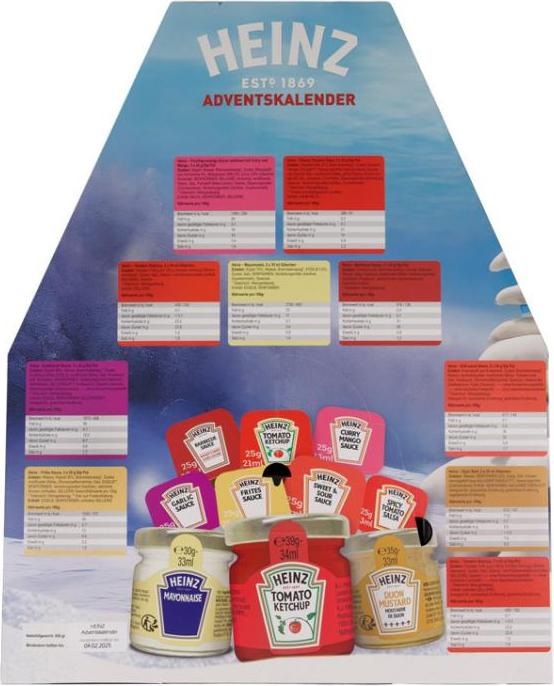 Actual product image Geschenkidee Heinz Advent calendar (350 g)