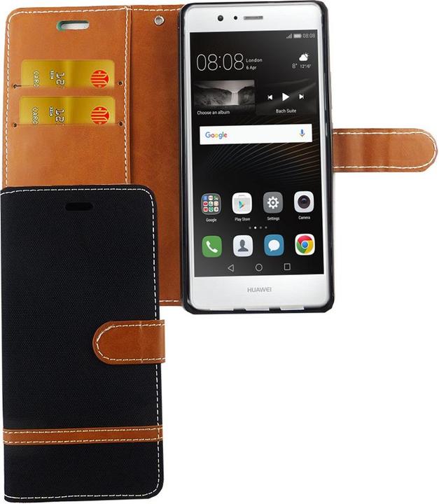 Produktbild König Design Hülle Handy Schutz für Huawei P9 Lite Case Cover Tasche Wallet Etui Handyhülle (Huawei P9 Lite)